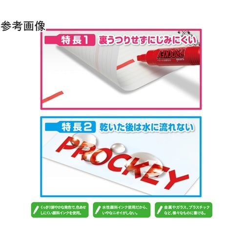 水性サインペン プロッキー 細字 黒(パ