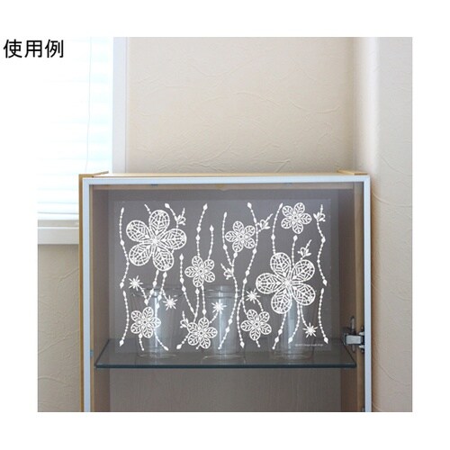 飛散防止シート ビーズのフラワー QWS