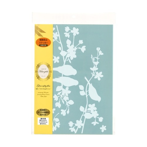 飛散防止シート 森の中のことり QWS−