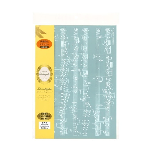 飛散防止シート 音符 QWS−567