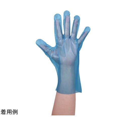 サラヤ外エンボス手袋青 M 1箱(100