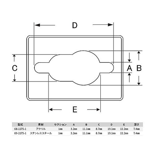 アクリル製ブレインマトリックス、マウス用