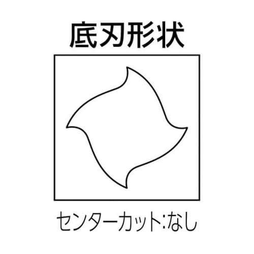 ラジアスエンドミル 4MFR 刃径6mm