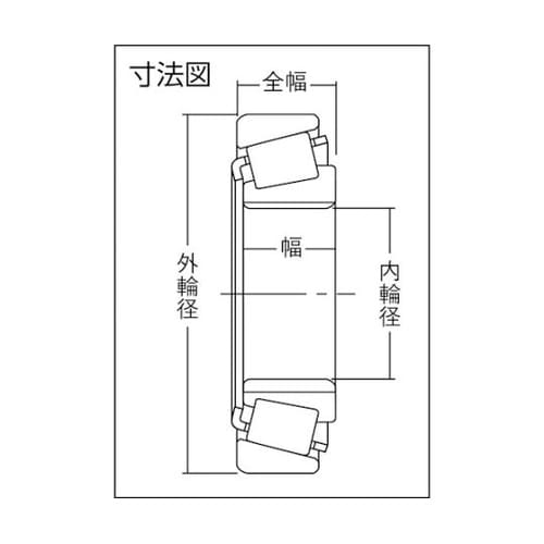 30207 C テーパーベアリング
