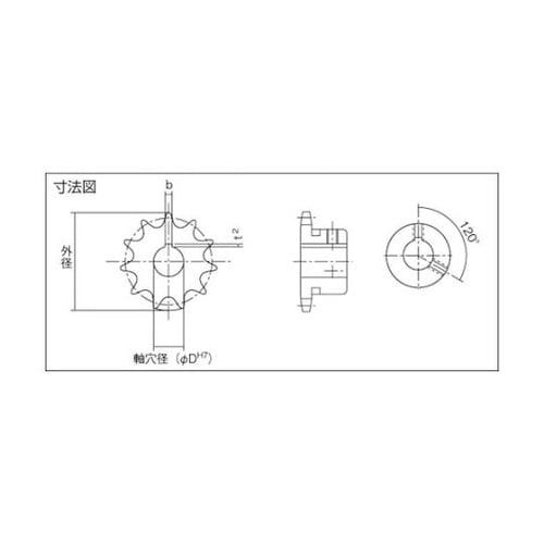 FBN60B23D40 FBスプロケット