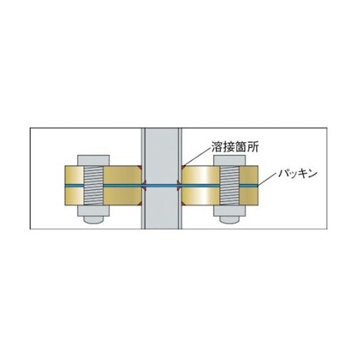 白 穴あきフランジ(ノンガスタイプ)DA