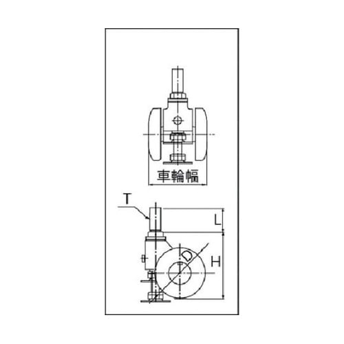 CABF50B キャスパッド