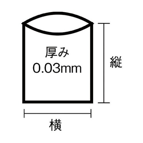 スタンダードポリ袋12号(0.03mm)