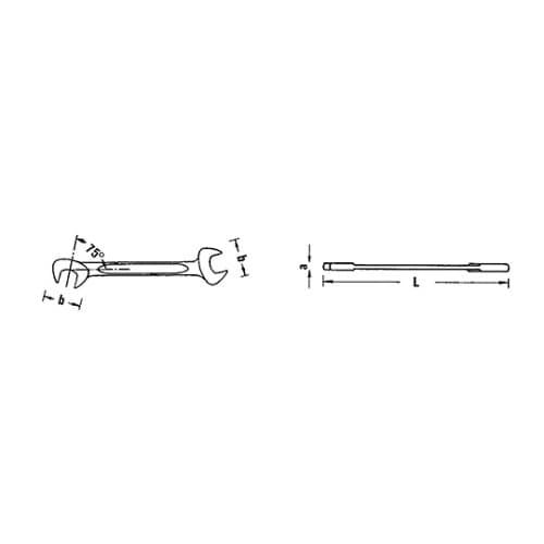 12A−1/4 イグニッションスパナ