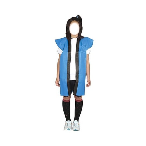 1171 ロングハッピ不織布 桃S