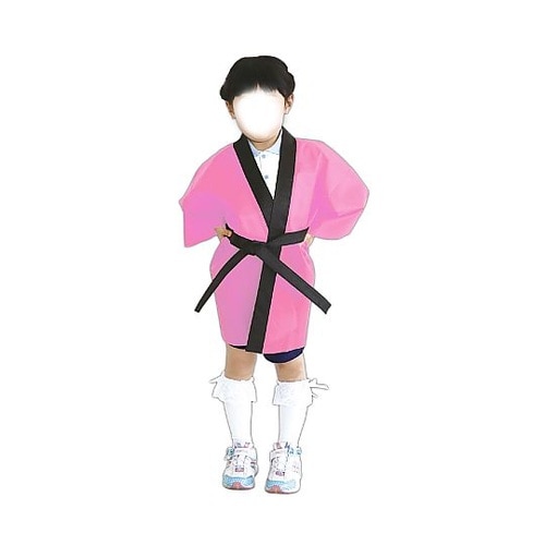 1293 カラー不織布ハッピ子供用J桃