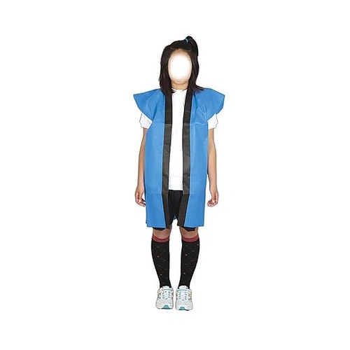 1525 ロングハッピ不織布 オレンジS