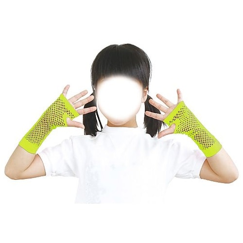 2895 メッシュグローブ蛍光イエロー