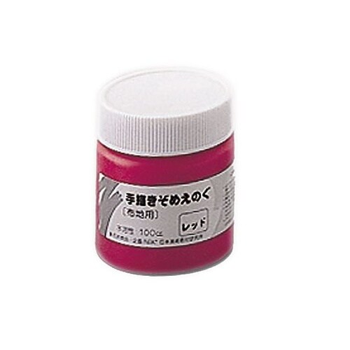 38024 手描きぞめえのぐ100cc赤