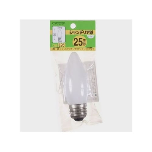 C372625F シャンデリア球25W