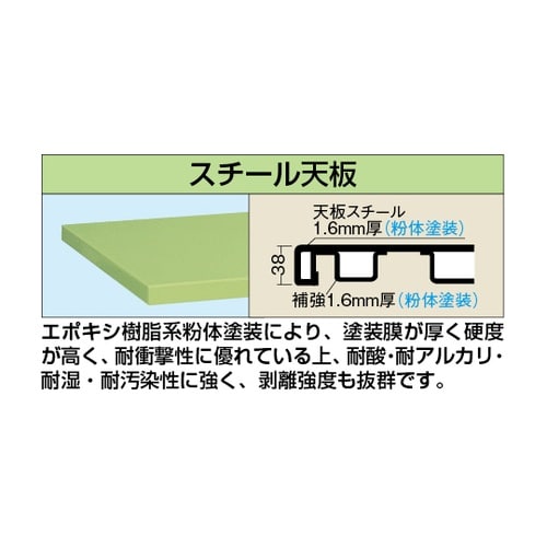 WS18P 超重量作業台Wタイプ