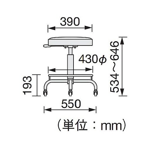 S3CBKN ワークチェアー