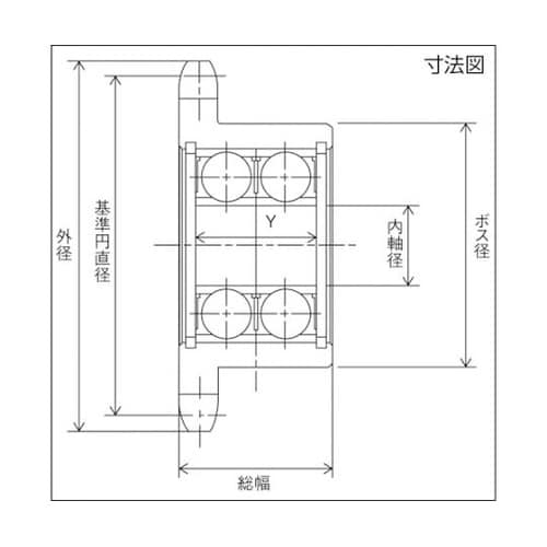 WID40B15D15 スプロケット