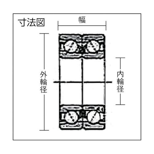 7001DBA 小径小形ボールベアリング