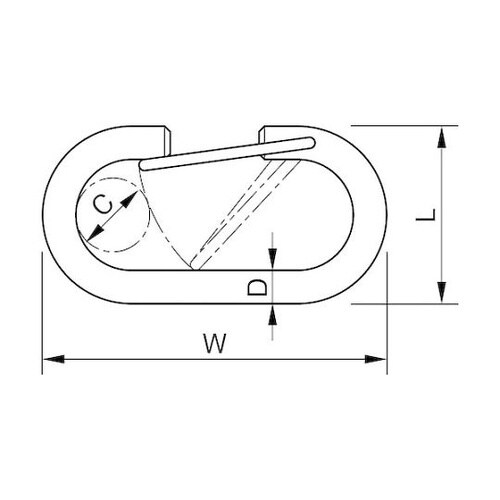 HJ10S Cリンク ステン10ミリ