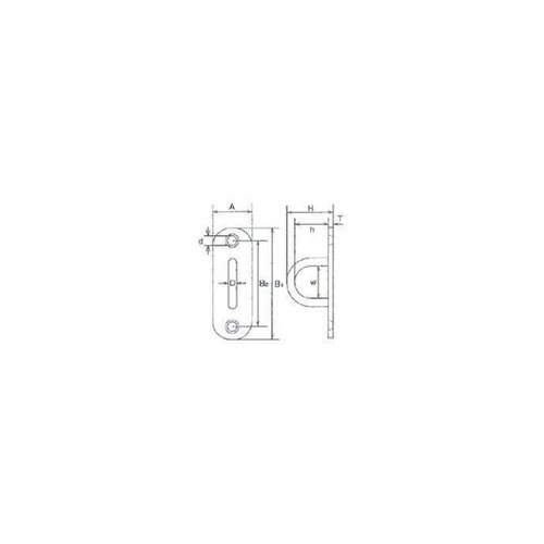 PD4ステンレスパッドアイ12×36mm