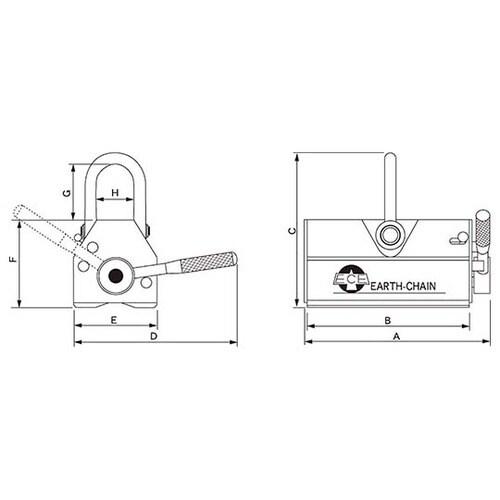 ELM−100永磁リフティングマグネット