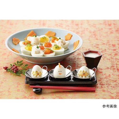 六方美心(六角さかずき) 内朱外黒 44