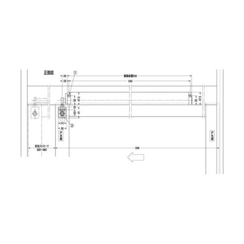 NS3GATABRドアクローザーブロンズ