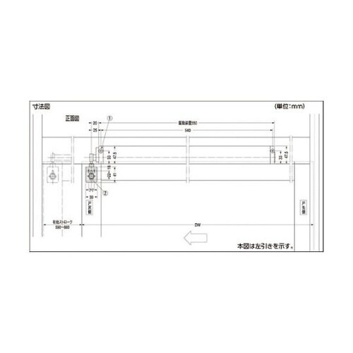 NS3GATABRドアクローザーブロンズ