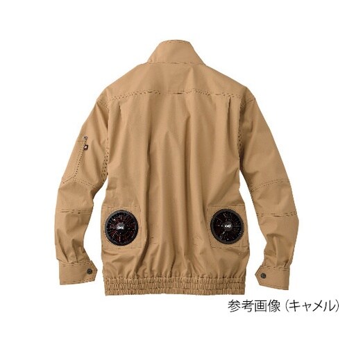 74000−134−4L空調服ブルゾン茶