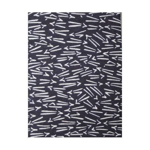 松葉柄 和手ぬぐい 100cm 紺 #1