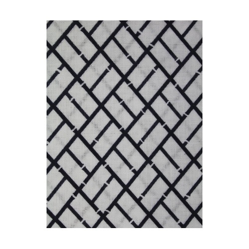 菱竹柄 和手ぬぐい 100cm 紺 #1