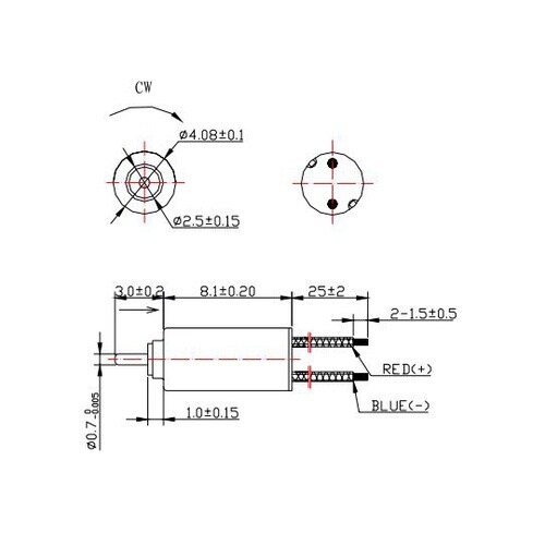 0408RN32C25−2.6DCモータ