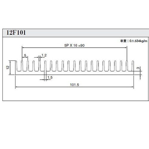 12F101L100 放熱器