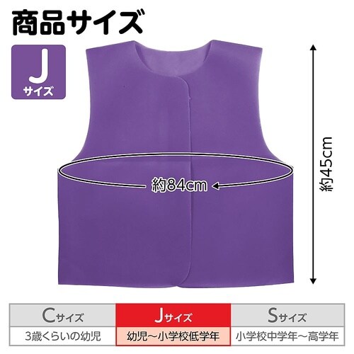 4264 衣装ベース J ベスト 紫