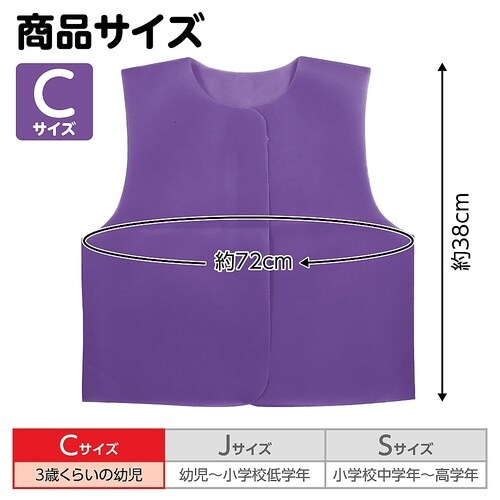 4268 衣装ベース C ベスト 紫