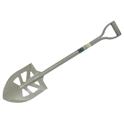 スチールパイプ柄 穴あきショベル 根切エ