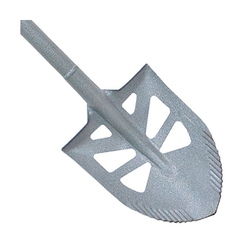 スチールパイプ柄 穴あきショベル 根切エ