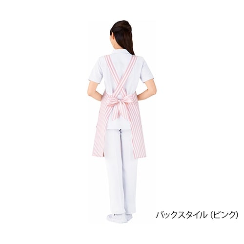 WH90014 エプロン ピンク F