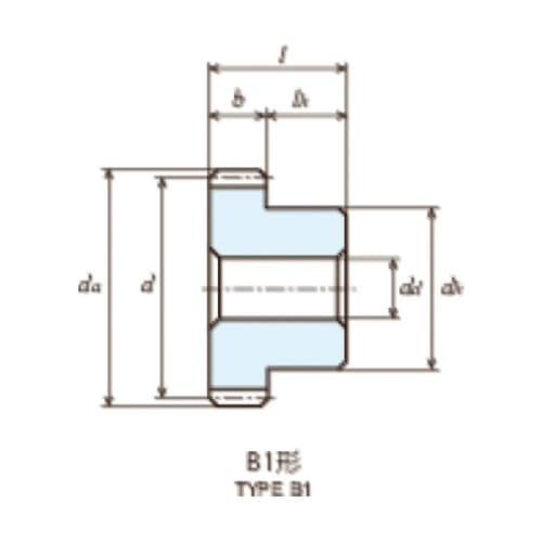 白POM平歯車 S50D 70B−030