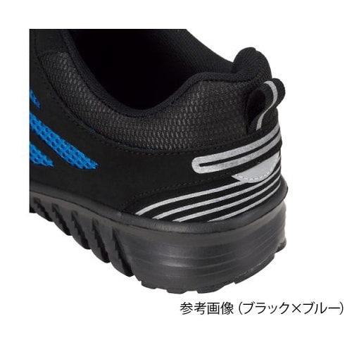 S4161 Sシューズ ヒモ黒 25cm