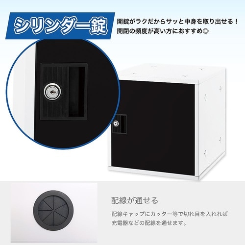 SB800BK 組立式シューズボックス黒