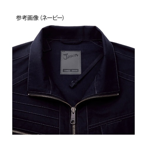54070 長袖ブルゾンチャコール灰5L