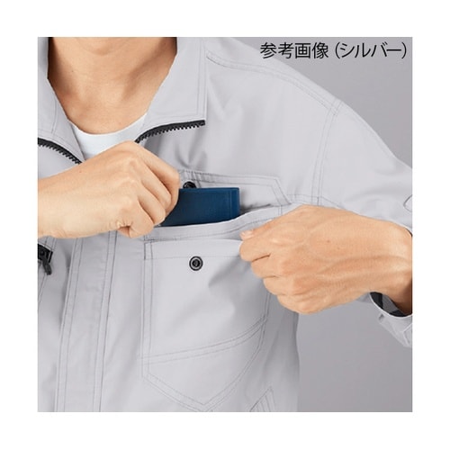 74020 空調服長袖ブルゾン 銀 M
