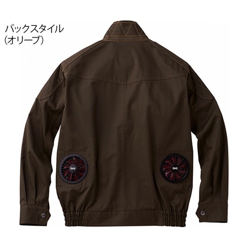 74030 空調服長袖ブルゾンオリーブS