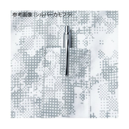 74050空調服長袖ブルゾン黒カモフラM