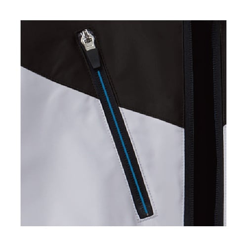 74050 空調服長袖ブルゾン 銀黒 M