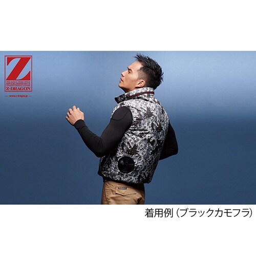 74060 空調服ベスト ブラック L