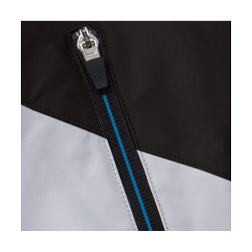 74060 空調服ベスト 銀X黒 4L