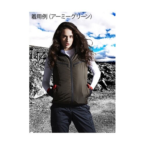 74070 空調服ベスト アーミー緑 M